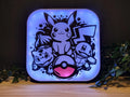 Caja Luz Pokémon 3D