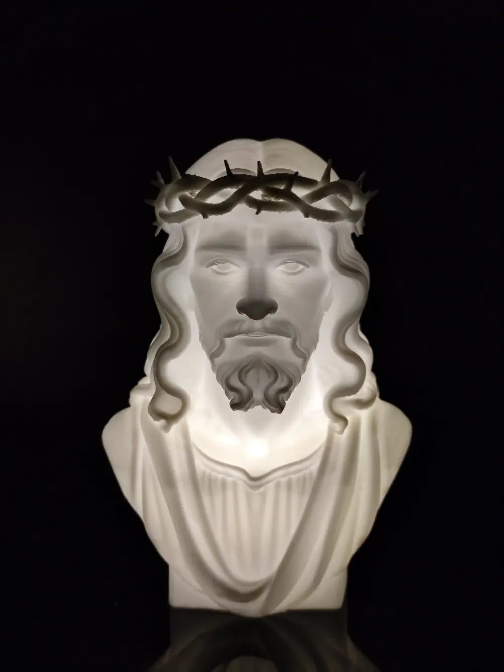 Lámpara Busto Jesús 3D