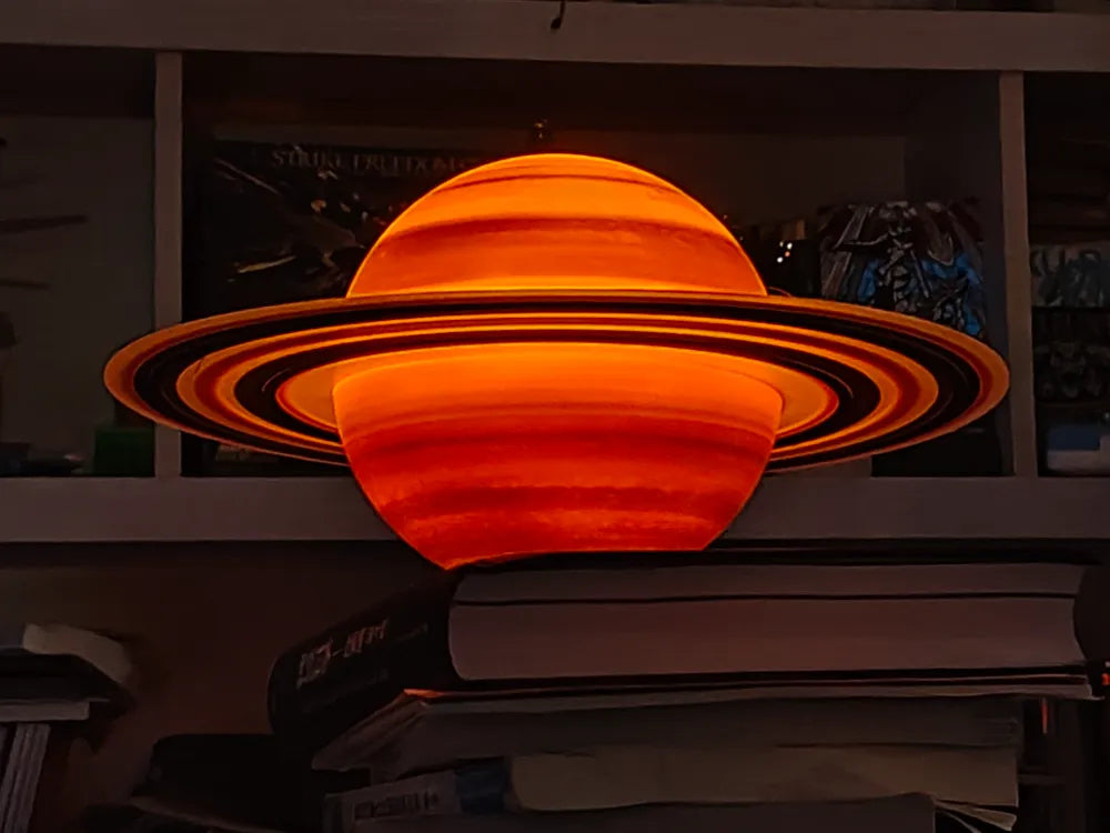 Lámpara Saturno 3D