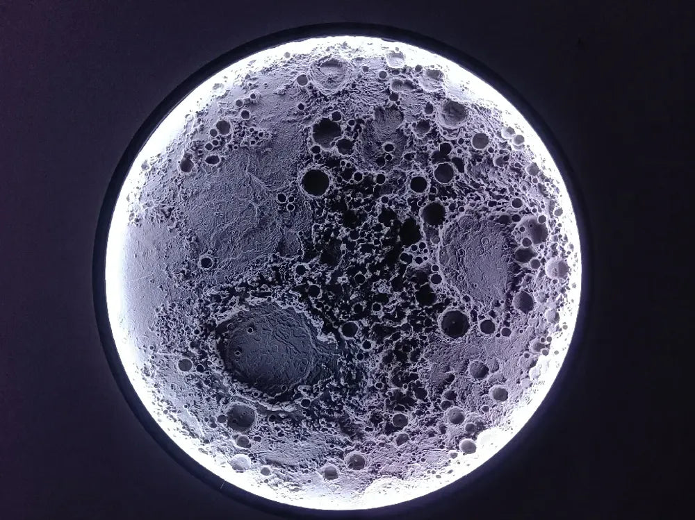 Cuadro Luna 3D para Pared
