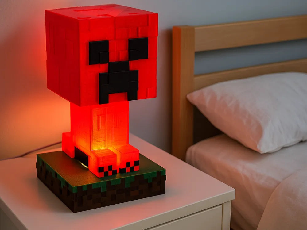 Lámpara Creeper Minecraft 3D