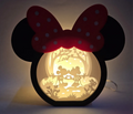 Lámpara Minnie Mouse 3D