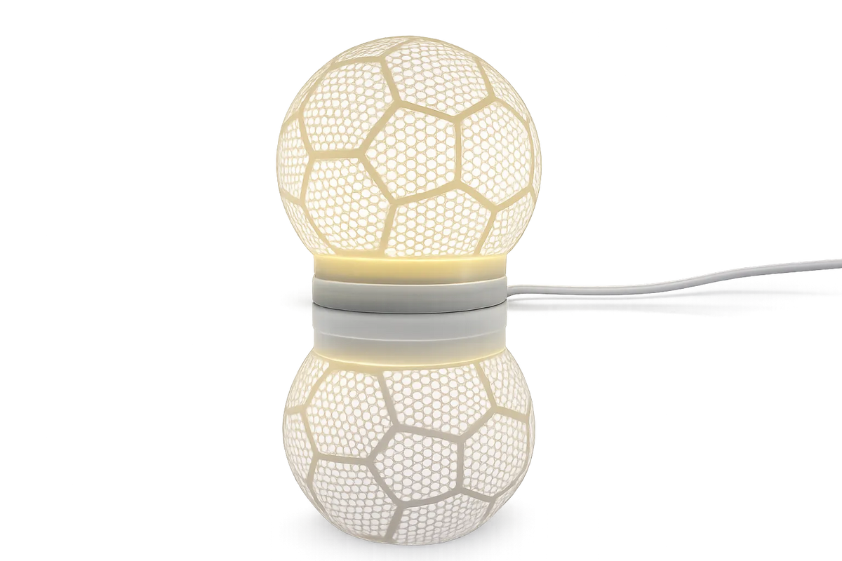 Lámpara Pelota Fútbol 3D