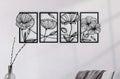 "Tulipanes cuadro modular decorativo 3D — arte de pared floral con relieve impreso en PLA Uruguay"