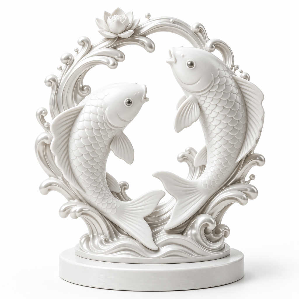 Carpas Koi Blanco