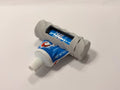 Exprimidor de pasta dental 3D gris con tubo Colgate