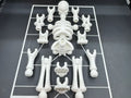 Esqueleto armable 3D puzzle - kit de piezas blancas para ensamblar 20x13cm