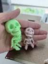 Llavero esqueleto articulado 3D de 6cm - color a elección