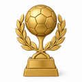  "Trofeo balón con laurel personalizable impresión 3D — regalo deportivo hecho en Uruguay"